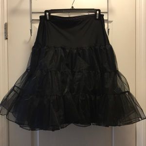 Black petticoat! Great for Halloween!